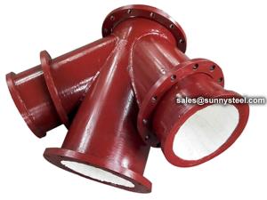 Buy cheap Ceramic Tile Lined Wear-Resistant Multi-Pass Pipe product