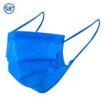 S&J CE EN14683 Good Quality Breathable Disposable Black Face Mask 3 ply Medical