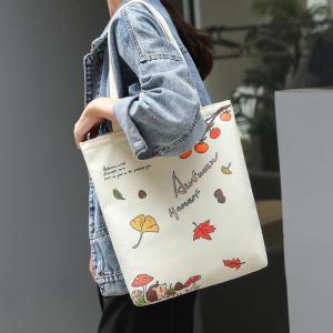 Buy cheap Canvas Bag Schoolgirl Cartoon Tote Bag Summer Handbag Large Capacity Canvas Bag Manufacturer product