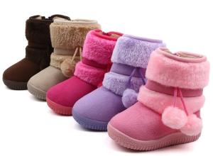 Buy cheap Kids Warm Fur Winter Snow Boots For Outdoor Anti Slip product