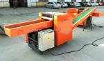 Textile shredder machine for cutting rag textile waste