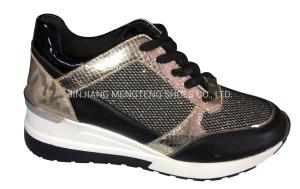 Buy cheap Fashion Performance Pu Women Sports Shoes Imitation Leather High Heel Sneaker product