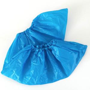 Buy cheap Handmade CPE Blue Disposable Shoe Covers Anti Skid Medical Shoe Protectors product