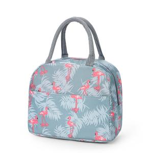 China Japanese Bento Bag Aluminum Foil Lunch Bag Simple Thermal Insulation Lunch Box Bag Oxford Cloth Large-capacity Handbag on sale