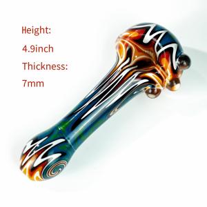 Buy cheap Hookah 4.9inch 7mm Thick Glass Smoking Water Pipe handpipe product