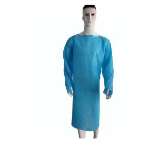 Buy cheap S&amp;J Hospital Non-sterile doctor medical surgical gowns EN13795 waterproof disposable isolation surgical gown with thumb loop product