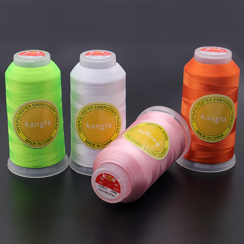 120d/2 Embroidery Thread 4000y-5000y Length Perfect for Professional Embroidery Machine