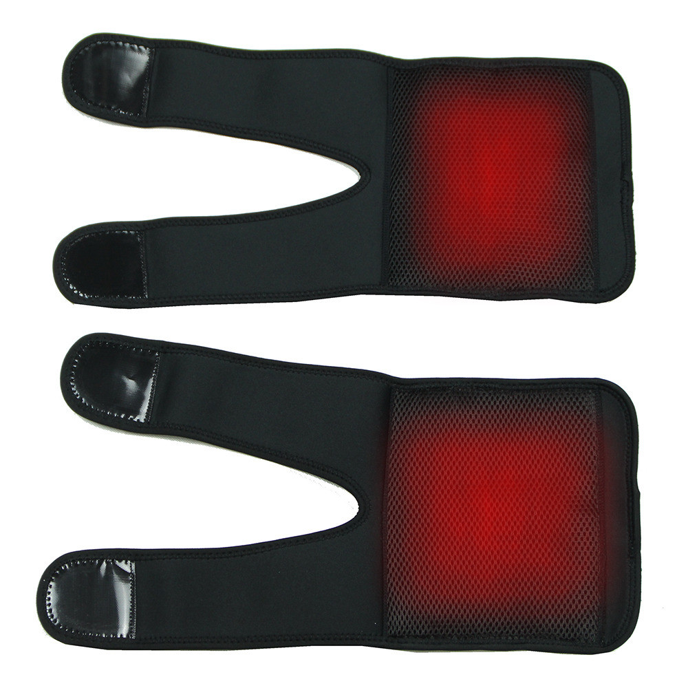 Heated Support Knee Brace Wrap , Knee Heating Pad For Men And Women