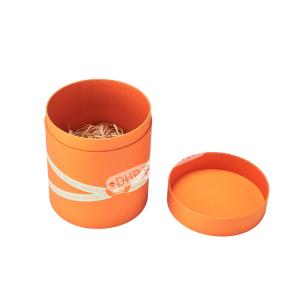 Skincare Packaging Box Round Paper Gift Box With Raffia Grass