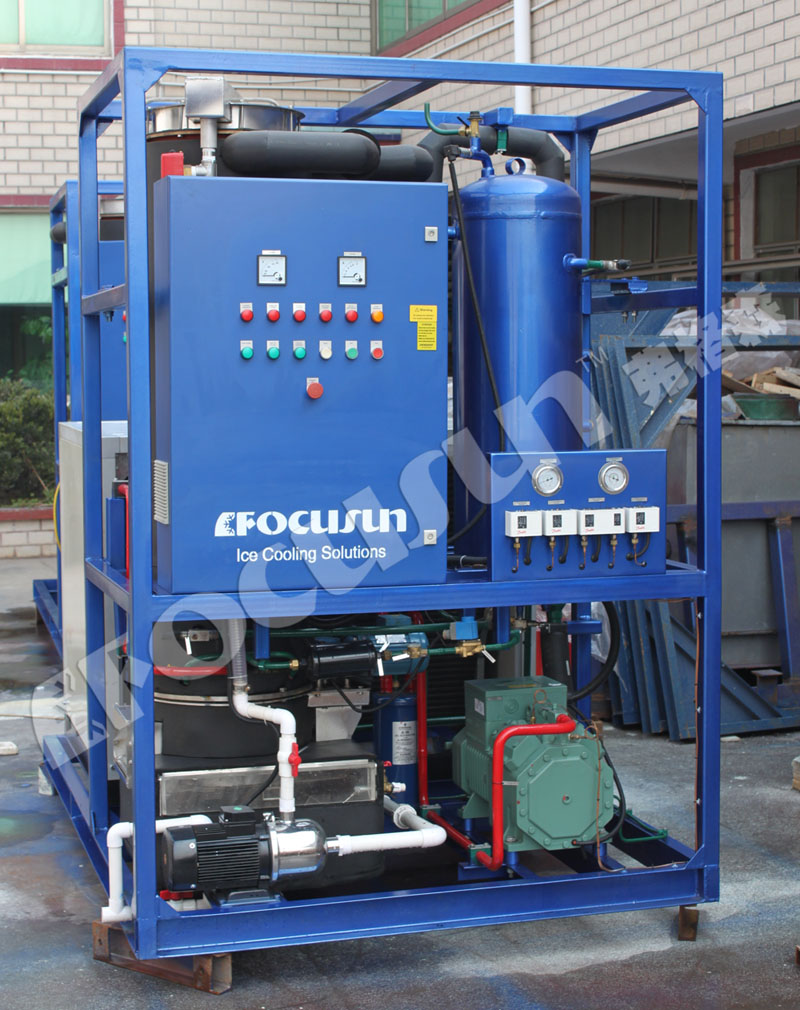 SUS304 Ice Tube 3 Ton Tube Ice Maker for Ice Storage Capacity Other from Focusun
