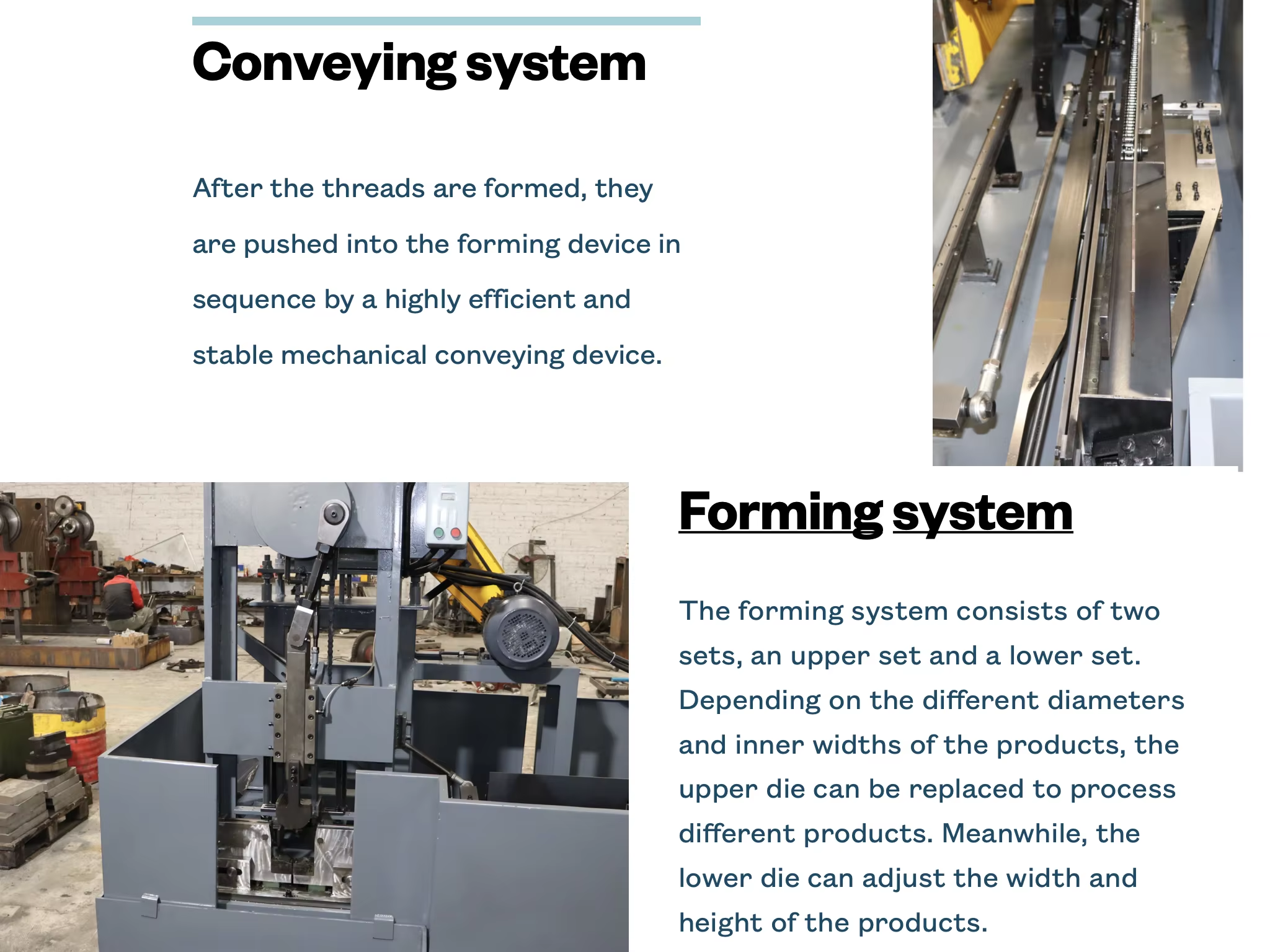 High Speed 60pcs/Min U Bolt Bending Machine Automatic Feeding Bending Rolling Integrated