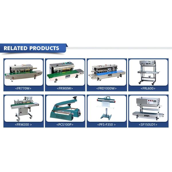 Hipac Pedal Sealer Machine for Plastics Packages Manual Foot Sealing Machine Multiple Sizes Available