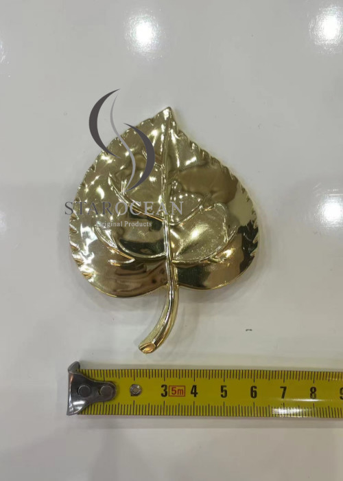 Antique Brass Color Zamak Material Funeral Urn Accessories, Urn Decoration UD03