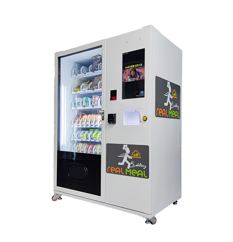 110V Instant Noodle Hot Water Tea Coffee Vending Machine With Touch Screen