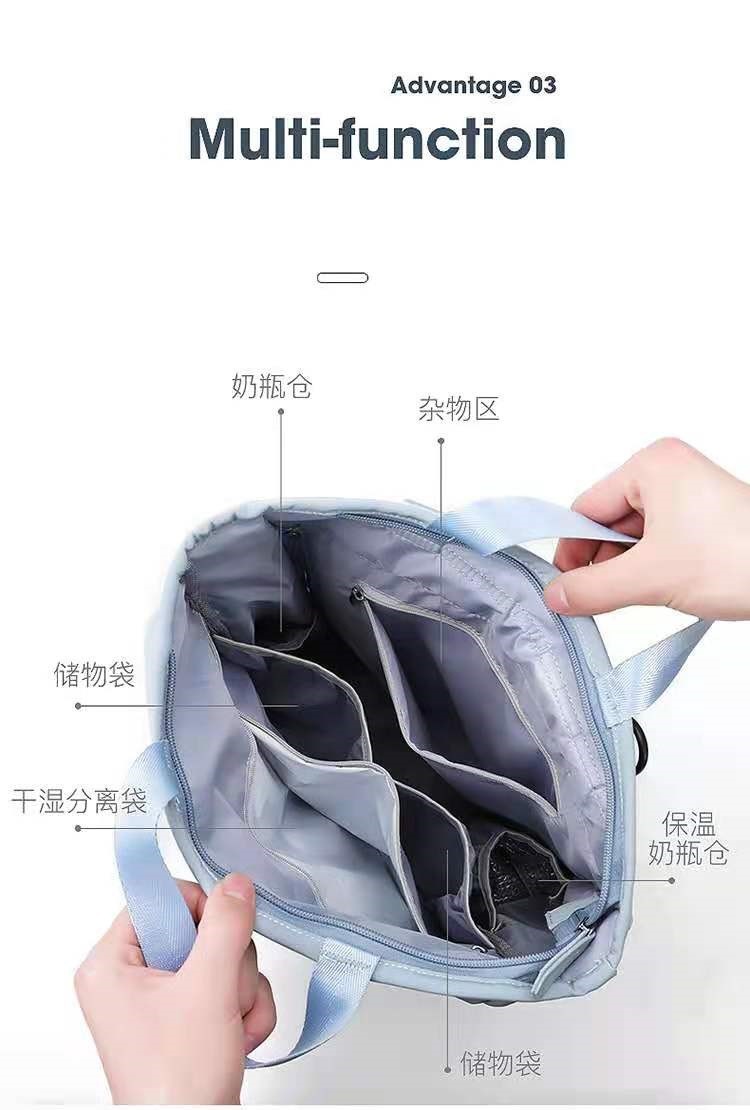 Waterproof Oxford Mommy Diaper Bag Convenient Travel Mummy Tote Diaper Backpack