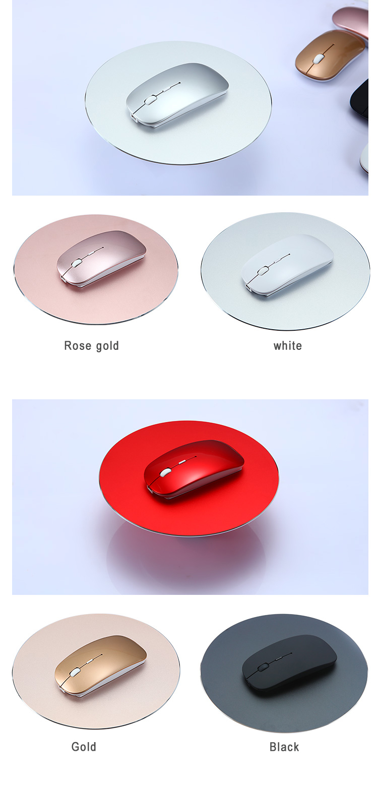 Factory sell wireless bluetooth mouse rechargeable mini usb 3d optical computer wireless mouse withbroardcom chipset