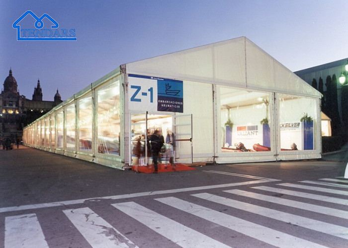 Outdoor Ultraviolet-Proof Aluminum Frame Glass Wall Party Wedding Tent Trade Show Tent For Sale