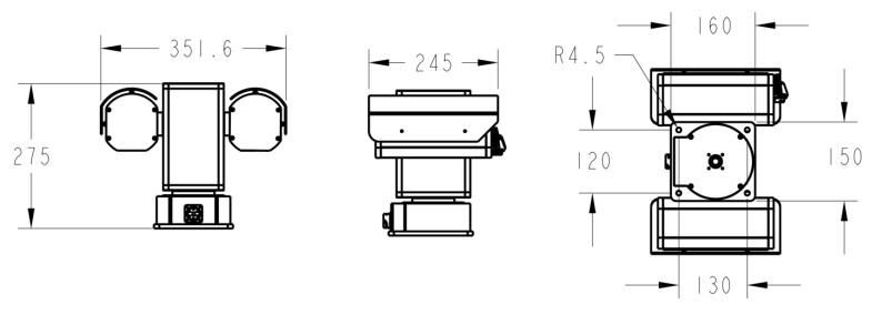 360 Degree EO/IR Drone Detection And Tracking Platform With Dual Channel Imaging And Motion Control