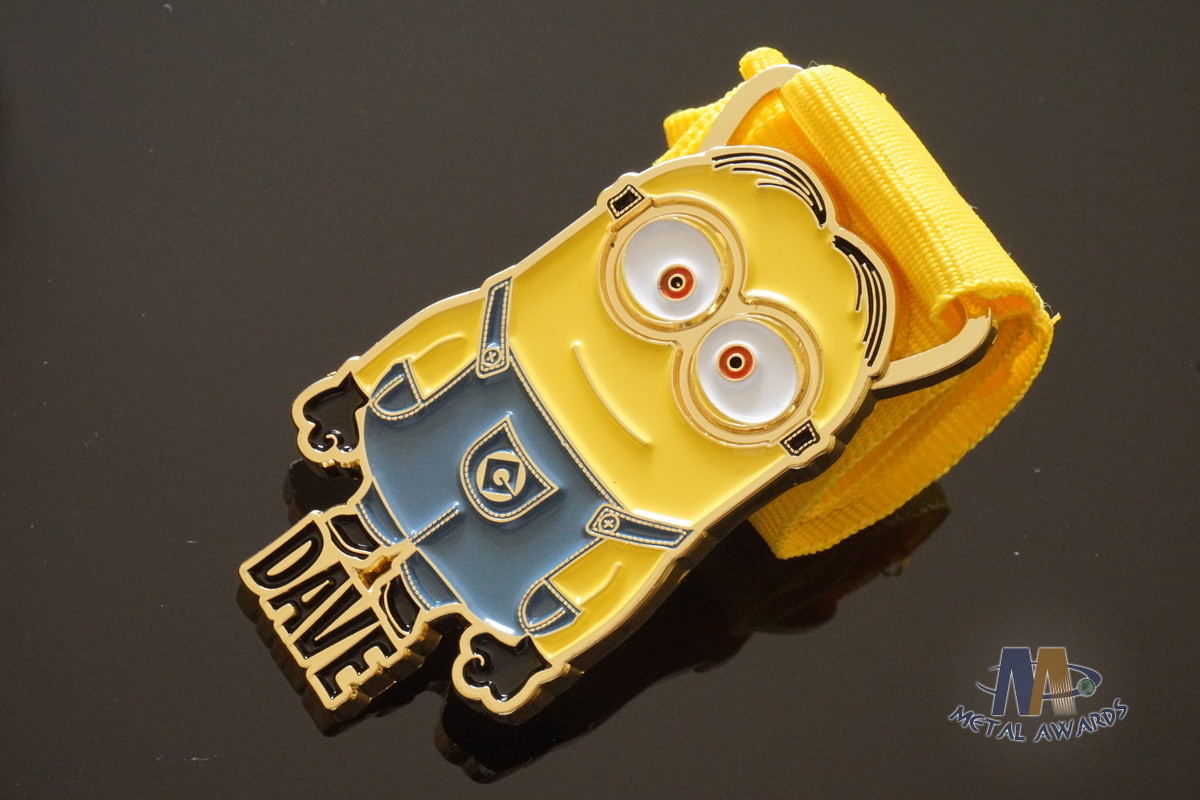 Europe Bespoke Cartoon Kids Metal Medals / Size 50*3MM 3D Printed Medals