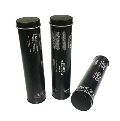 Offset CMYK Printing Gift Round Tin With Lid Food Gift Tin Box