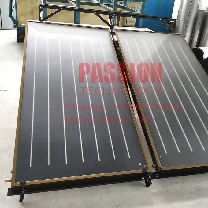 2m2 Blue Flat Plate Solar Collector 100L Flat Panel Solar Water Heater