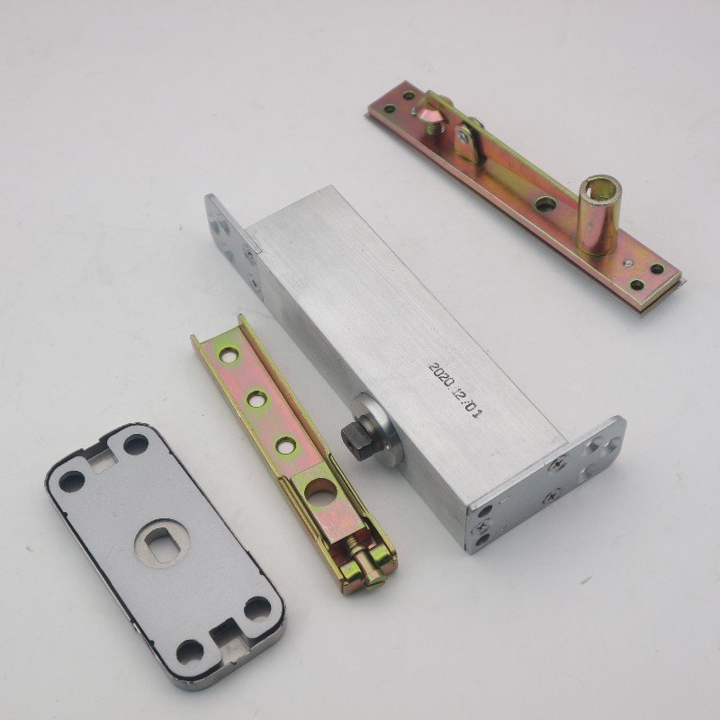 Aluminum Hotel Door Concealed Hydraulic Door Closer Hinge Hidden Floor Spring TK-H013M