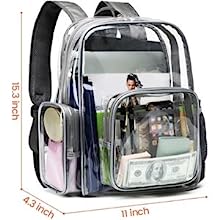 clear backpack