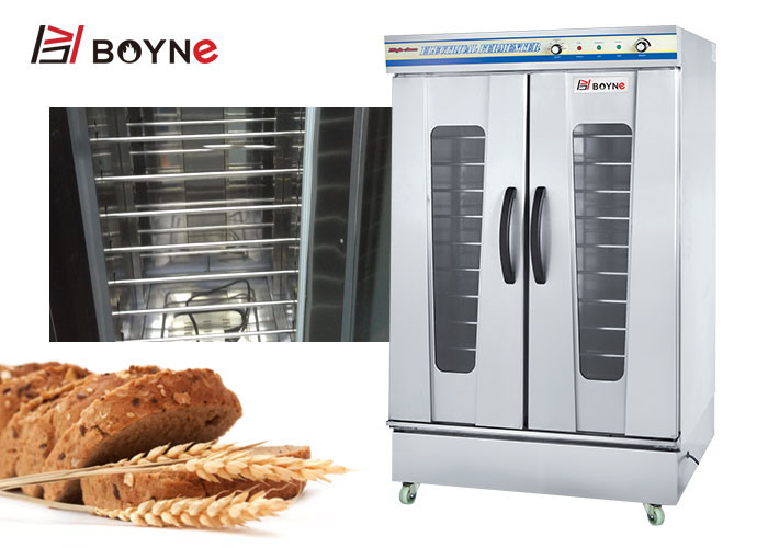 Stainless Steel Double Door Twenty Four Trays Fermentation Box For Bakery Shop