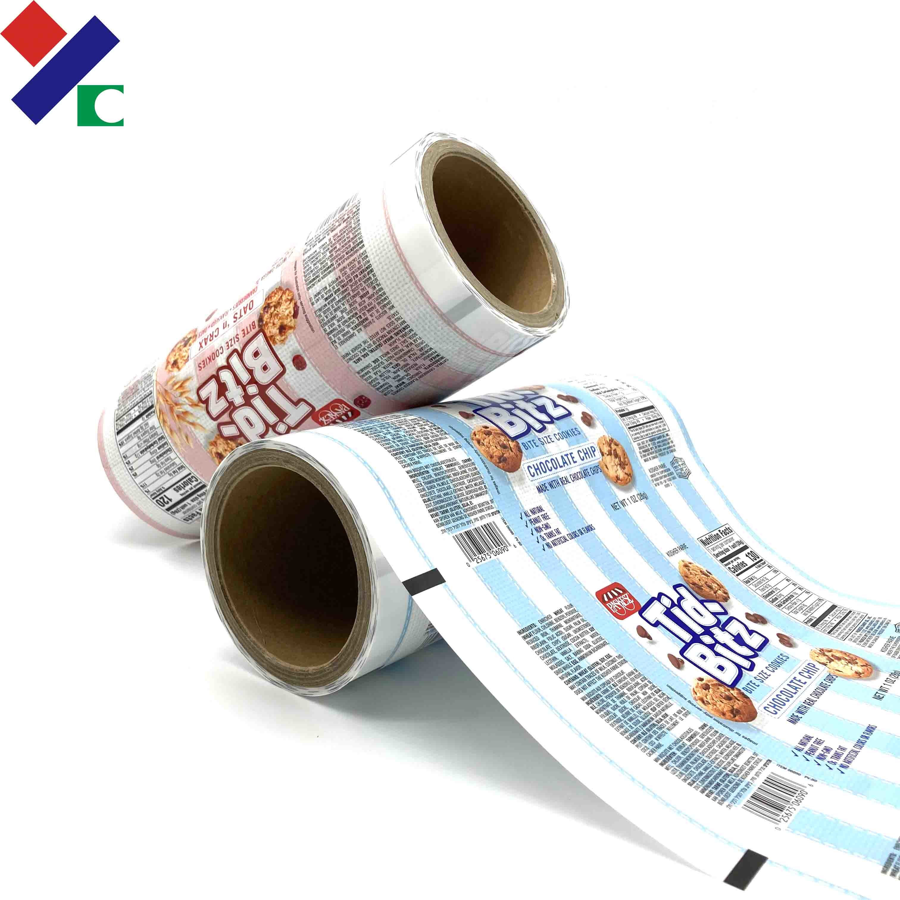 Food grade Metallized BOPP Film Rolls For Snack Food / Chocalate Chips