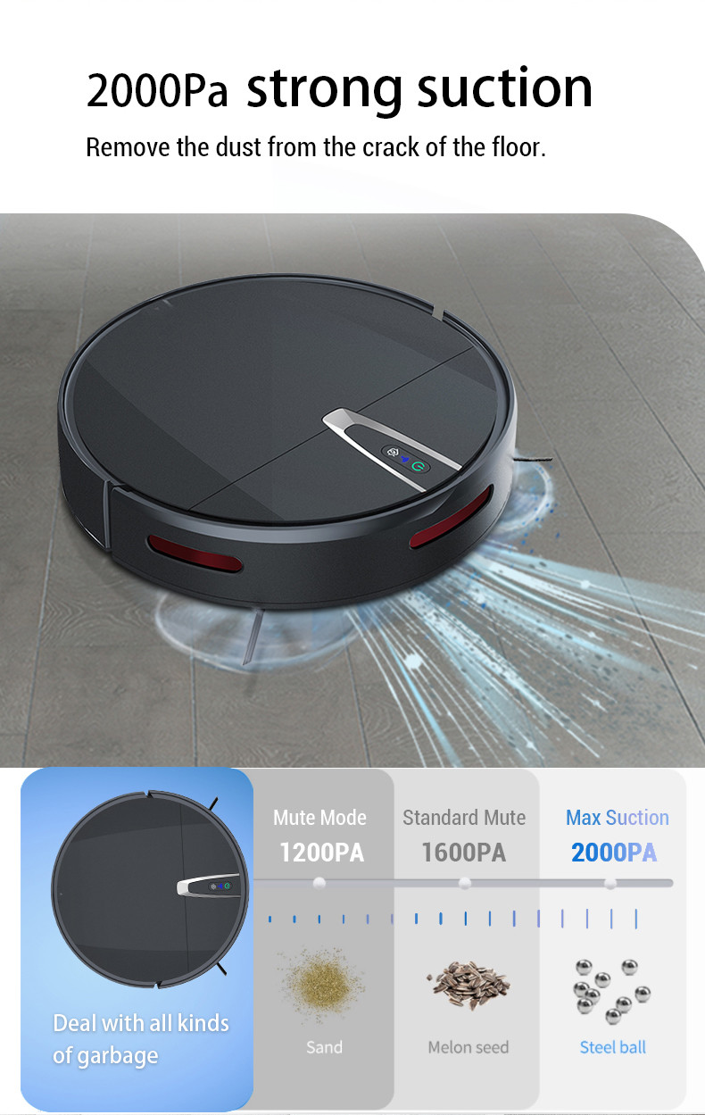 Amazon Hot Smart Robot Vacuum Cleaner Super-Thin Cleaner Mop High Pressure Cleaner