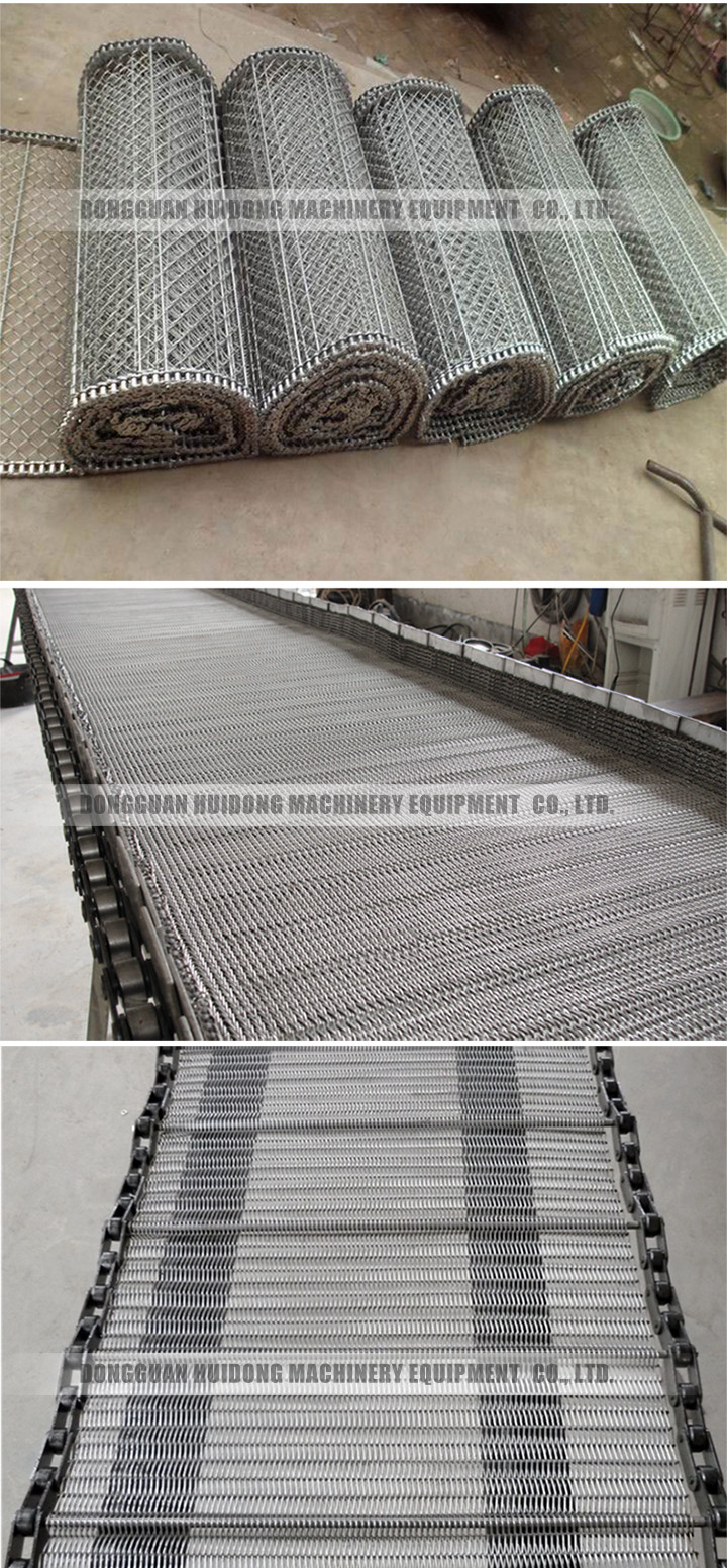 Metal Stainless Steel Conveyor , Wire Mesh Conveyor With Heavy Loading