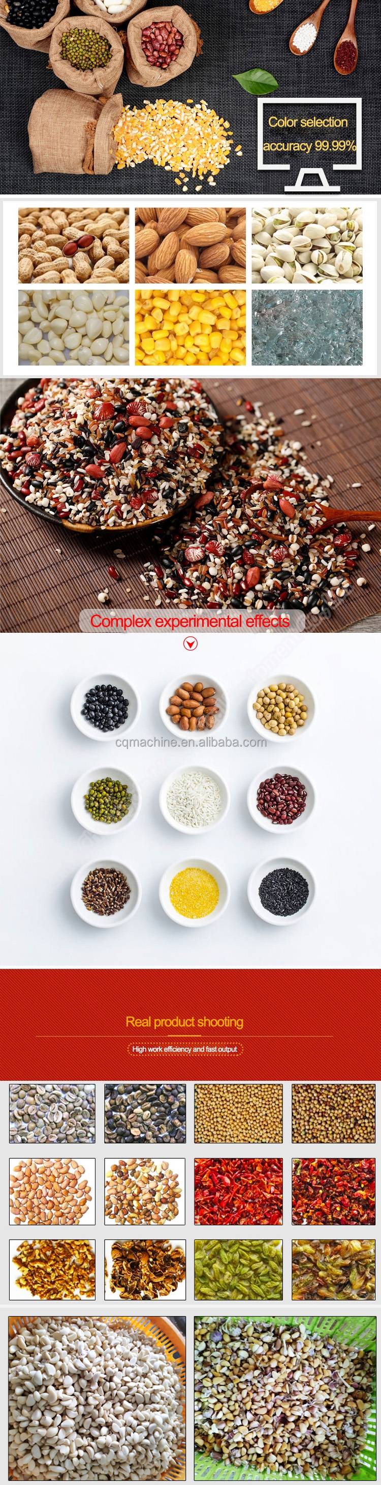 Mini Coffee Color Sorter Cocoa Beans Color Sorter Rice Color Sorter Machine