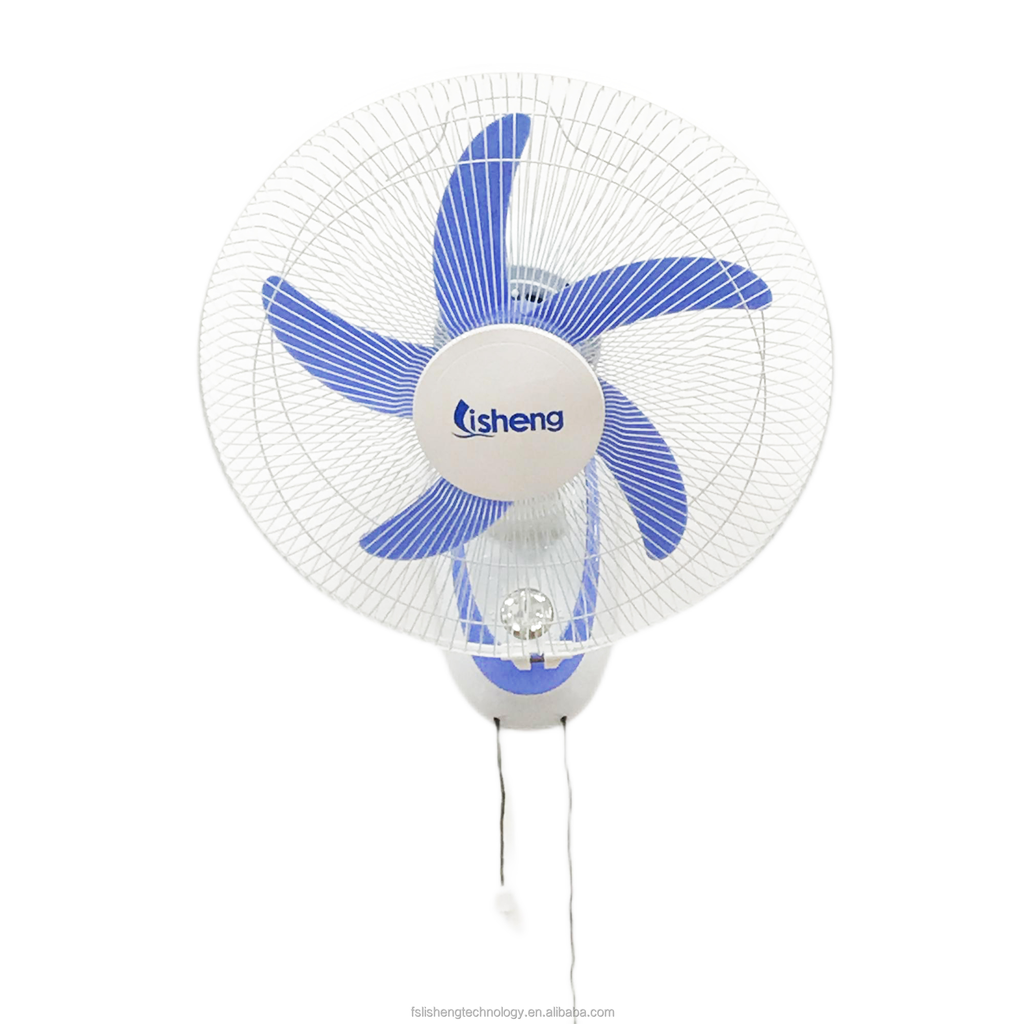 Household Solar Powered Wall Mount Fans DC 12v 16 Inch