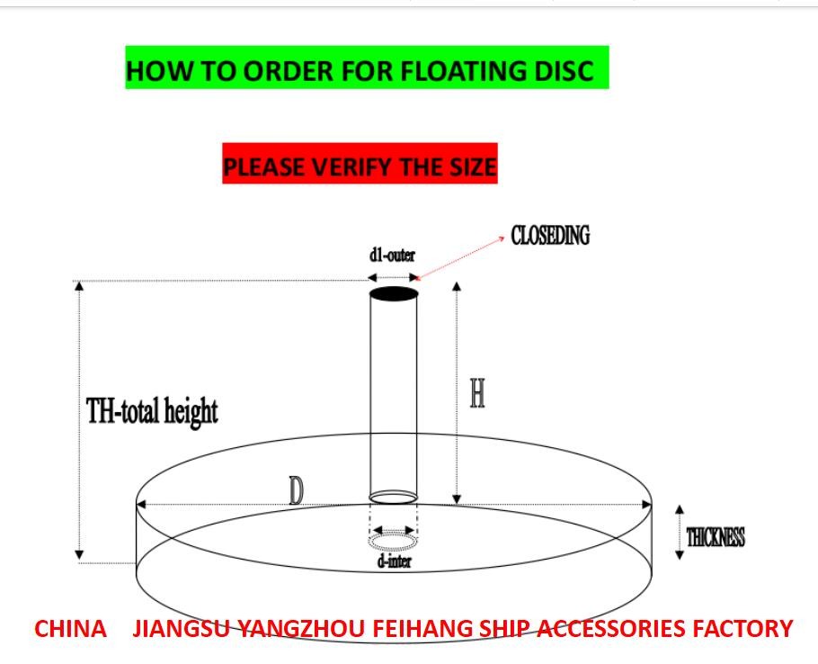 Floater For Wbt Ballast Air Vent Head 533hfb-150a Float Disc For Maf Ballast Air Vent Head