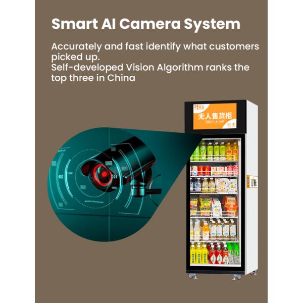 WEIMI Smart AI Vending Machine with Card Reader – 99.5% Accurate AI Recognition