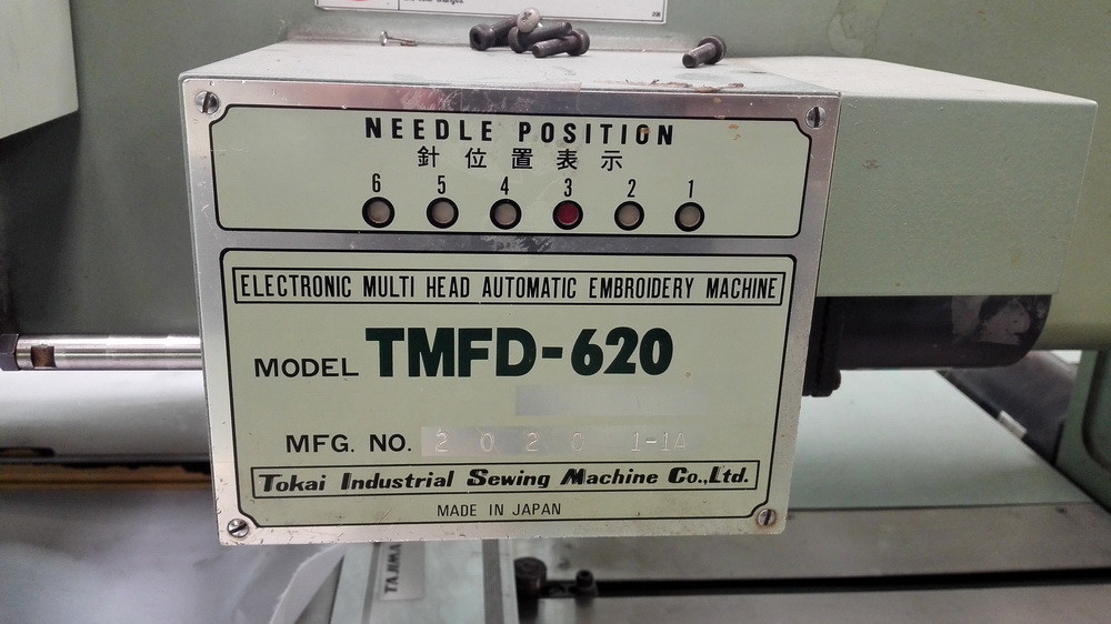 High Performance Used Tajima Embroidery Machine 850rpm Work Speed