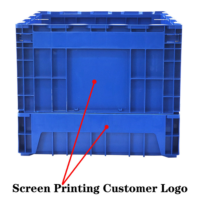 Foldable Crate Logistics And Warehousing Storage Collapsible Container Stackable Moving Box