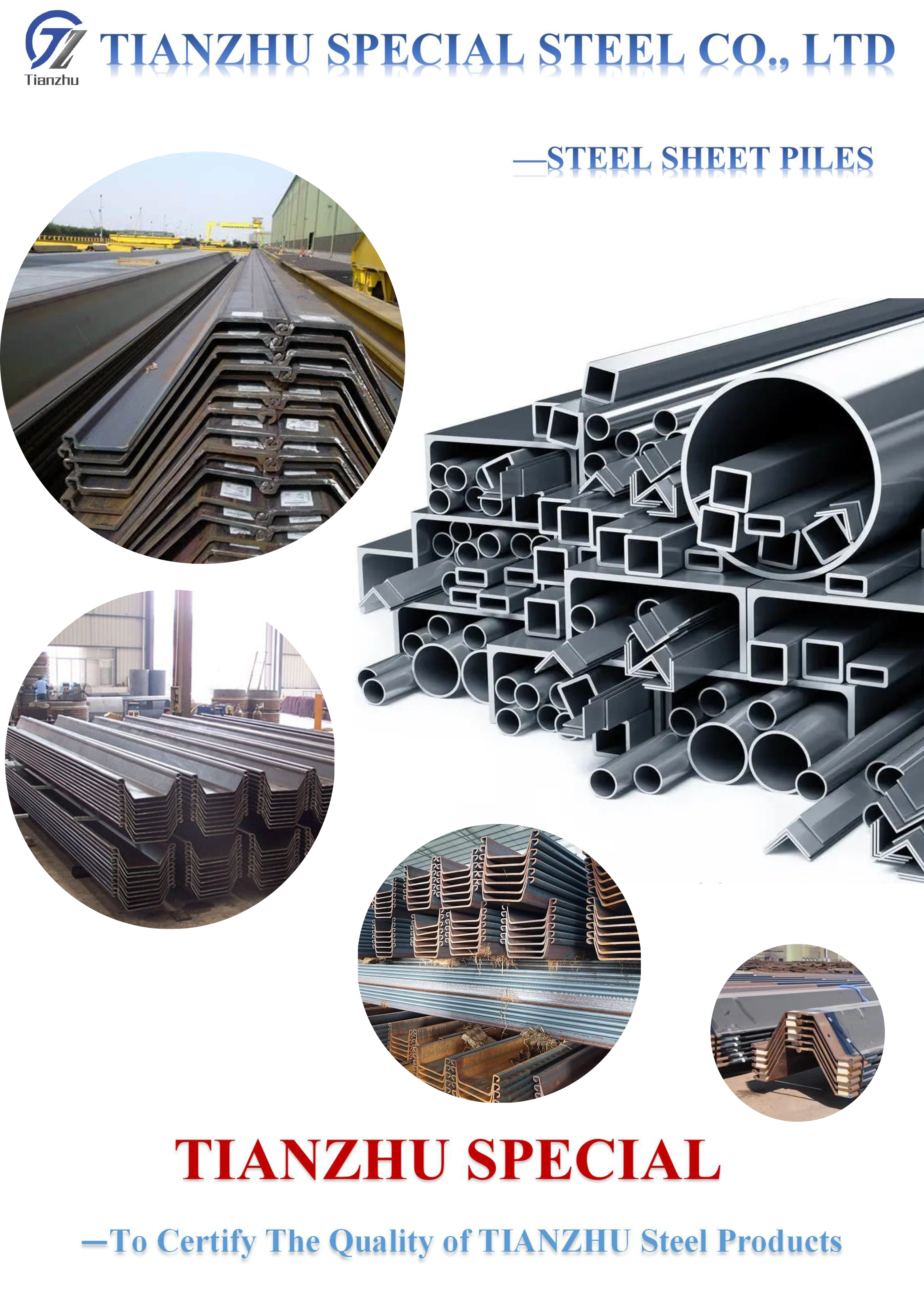 Hot Rolled Sheet Piles U Type Larssen Non-Alloy Welding