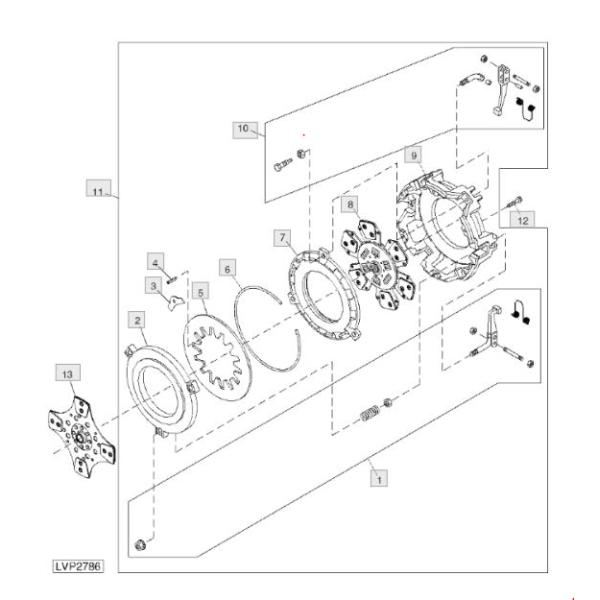 RE211277 Deere Clutch Replacement