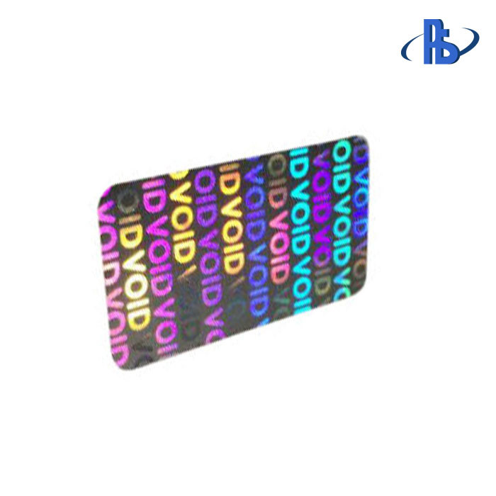 3D Holographic Security Labels , Color Changing VOID Hologram Sticker