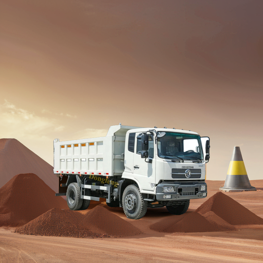 Dongfeng 4x2 Dump Truck With Good Performance Diesel Fuel Euro 3 Emission Standard