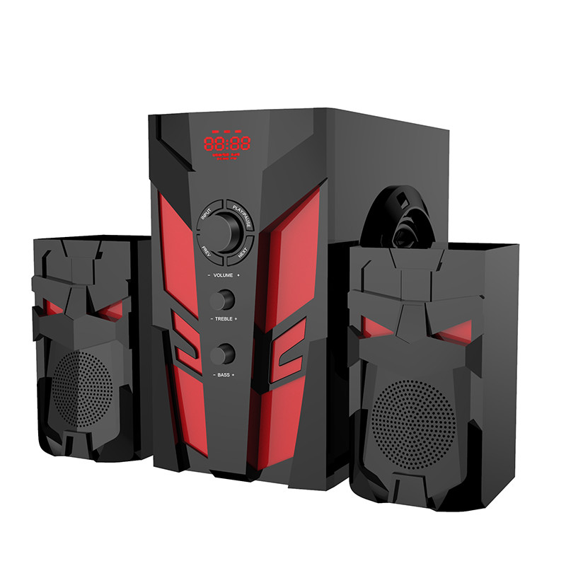 2.1 Channel Speaker With 5.25 Inch Subwoofer 85dB Sensitivity