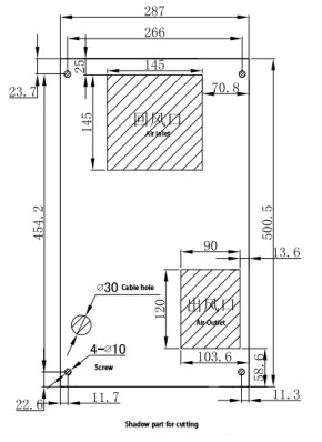 Energy Saving Electrical Cabinet Air Cooler CNC Air Conditioner