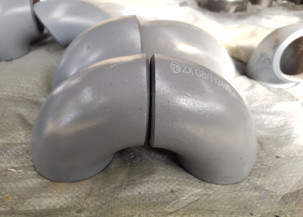 Long Radius A335 Seamless P12 DIN2605 But Weld Elbow , Elbow Steel Pipe