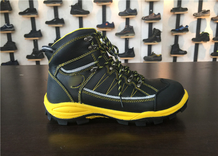 ElectroStatic Discharge High Top Work Boots Textile / Injected PU For Logistics