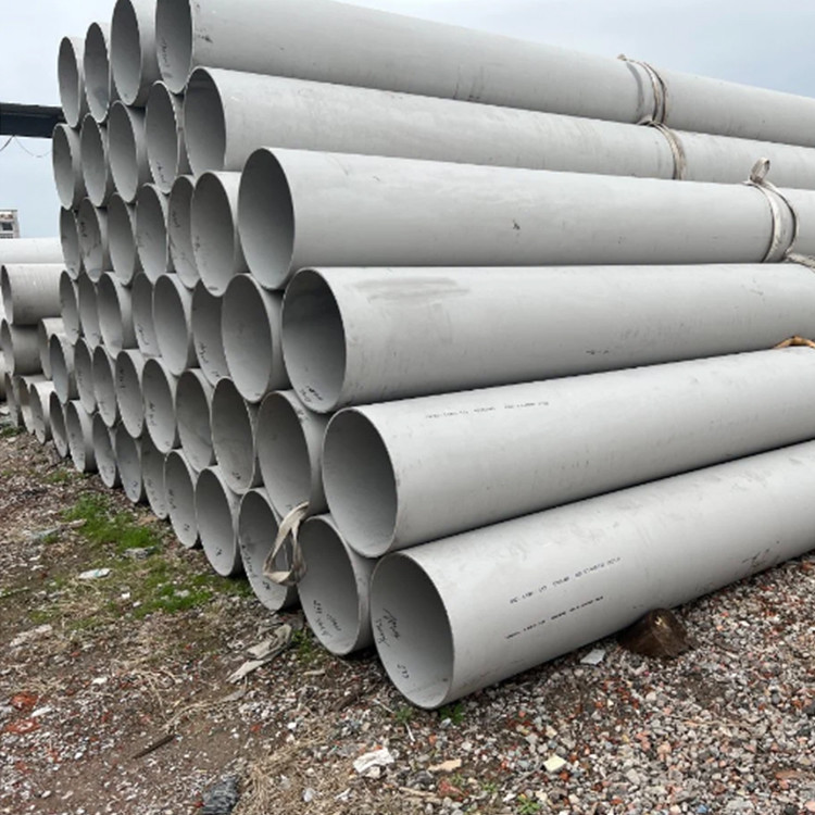 304L 316L Hairline Stainless Steel Pipe Industrial Large Diameter 0.3mm