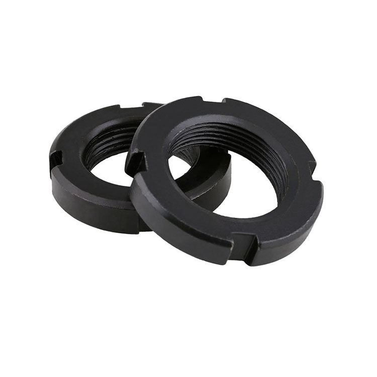 DIN 981 Carbon Steel Black Oxide Rolling Bearings Locknuts M5 M6 M8 DIN981 Round Nut Locknuts