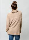 WOMEN'S WOOL BLENDS KNITTED SWEATER