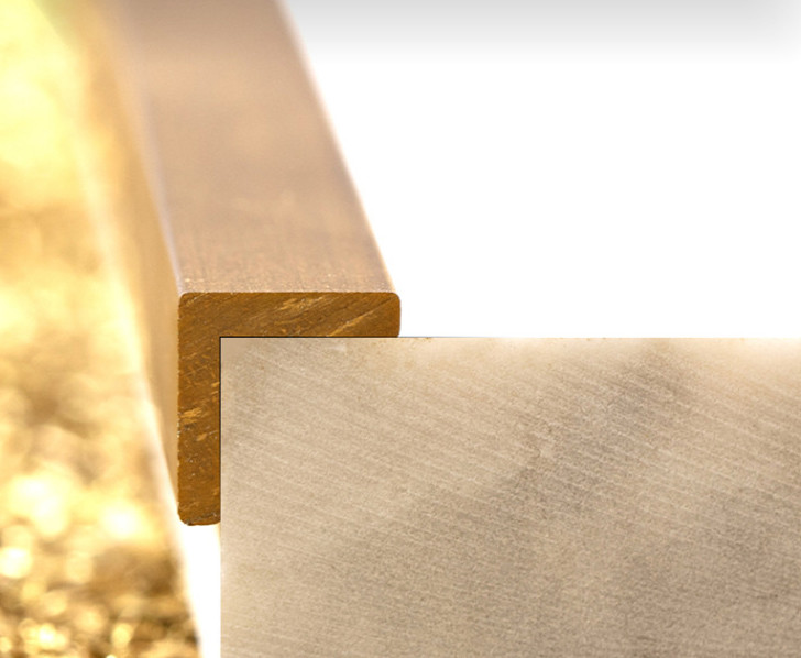 Antique C38000 Aging Resistant Brass L Profile SGS Certification