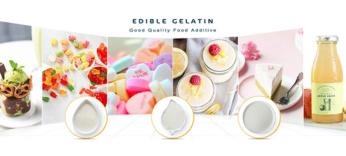 180 Bloom-260 Bloom Halal Beef Gelatin For Confectionery Edible Gelatin